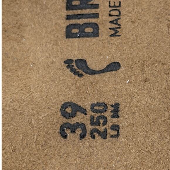 Birkenstock Oita Suede Leather Flat Sandals Women's Gray Size US W8/M6 EU39 - Picture 6 of 11